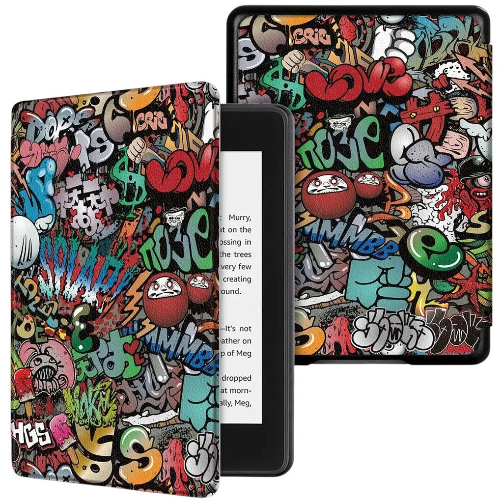Чохол-книжка BeCover Smart для Amazon Kindle Paperwhite 11th Gen. 2021 Graffiti (707214), фото 1