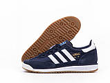 Кеди чоловічі Адідас Adidas SL 72 Navy White JI1282, фото 3