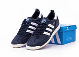 Кеди чоловічі Адідас Adidas SL 72 Navy White JI1282, фото 4