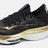 Кросівки чоловічі Найк Nike Air Zoom Alphafly Next 2 Black Gold White DN3555-001, фото 3