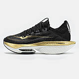 Кросівки чоловічі Найк Nike Air Zoom Alphafly Next 2 Black Gold White DN3555-001, фото 4