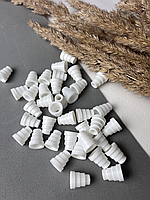 Кінцевик для шнура Піраміда Білий