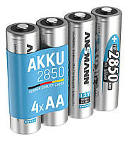 АКУМУЛЯТОР ANSMANN AA 4 X 2850 MAH NIMH 1.2V PREMIUM