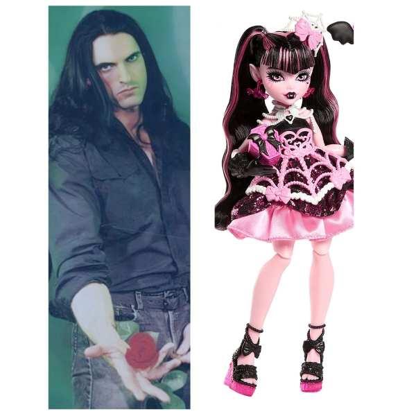 Дакімакура 150х50 см Пітер Стіл Type O Negative Peter Steele дракулакура draculaura Подушка з наволочкою обнімашка двухсторння, фото 1