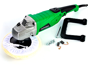 Полірувальна машина 180мм 1600Вт APRO СP1600 (899381), фото 3