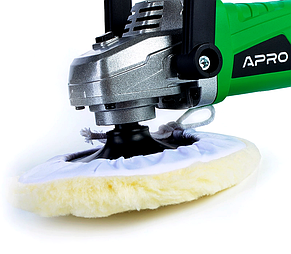 Полірувальна машина 180мм 1600Вт APRO СP1600 (899381), фото 2