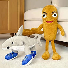 Дитяча м'яка плюшева іграшка "Тунг Тунг Тунг Сахур Tung Sahur" (AX), фото 4