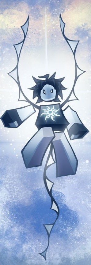 Дакимакура 150х50 см Форсакен Роблокс two time forsaken roblox Подушка з наволочкою одностороння, фото 1