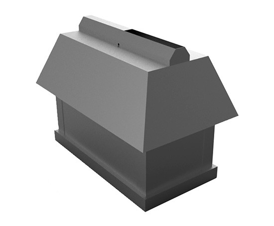 Елемент вентиляції даховий прямокутний PVZ-1200 ZS