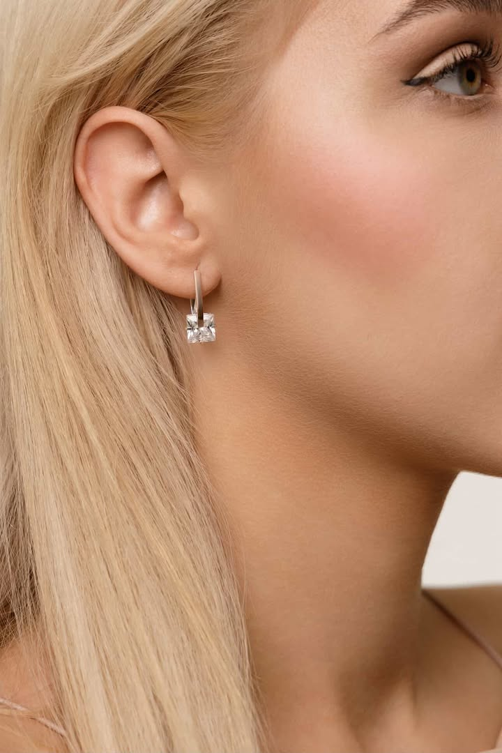 Сережки з золотими пластинами, фото 1