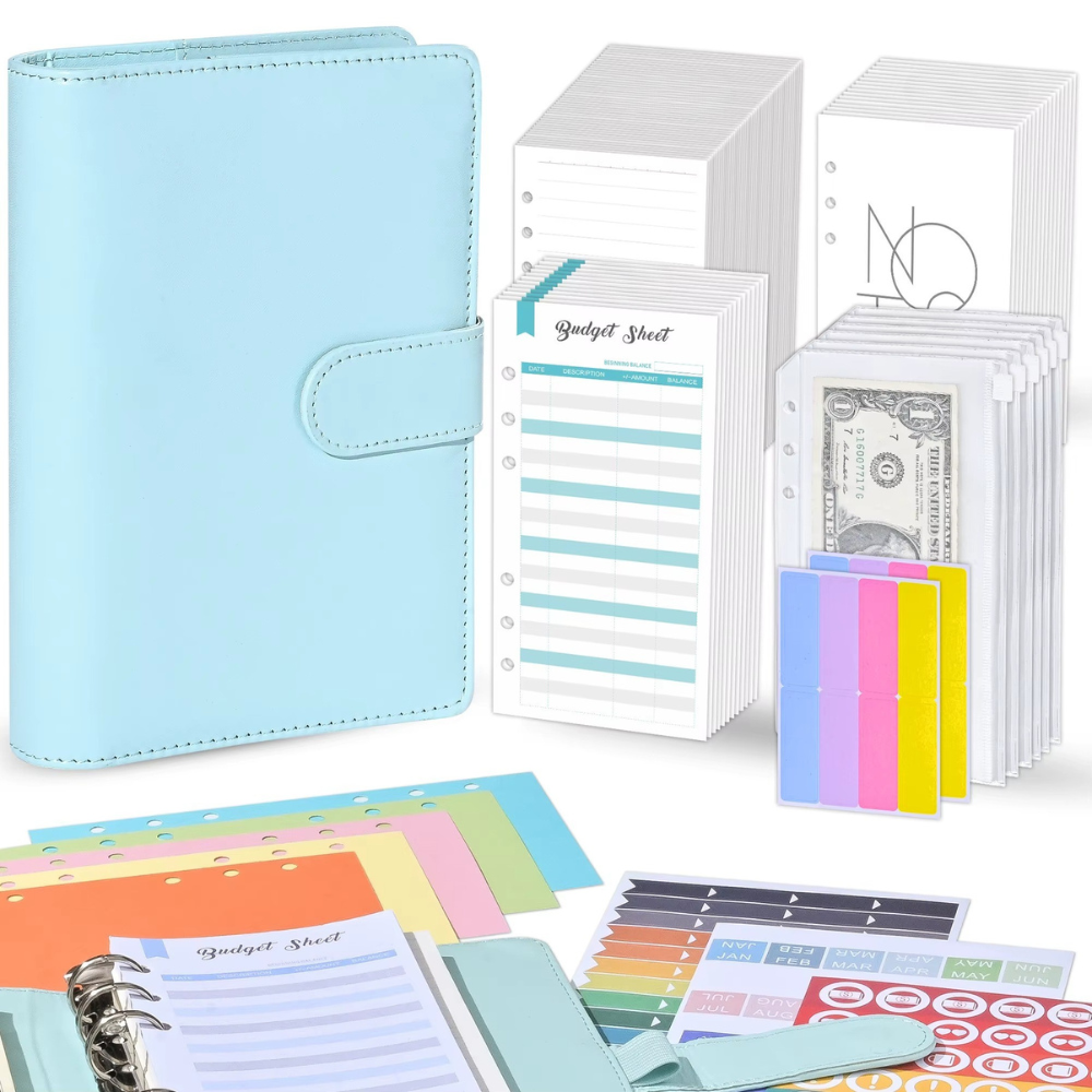 Блокнот-планер для грошей формат А6, планер бюджету та зберігання фінансів, органайзер для ведення обліку доходу, фото 1