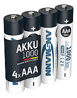 АККУМУЛЯТОР ANSMANN AAA 4 X 1000 MAH NIMH 1.2V MAXE PREMIUM