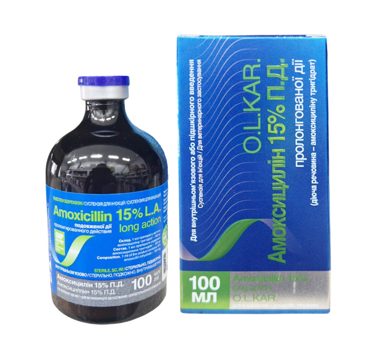 Амоксицилін 15% 100 мл O.L.KAR
