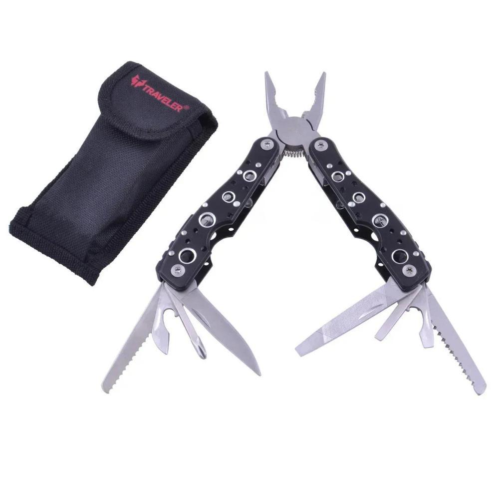 Багатофункціональний ніж (мультитул) Traveler MT-833 Black/Blue 16 см