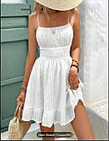 Білий, жіночий сарафан ошатний М р, фото 5