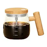 Чашка-мешка 400 мл Coffee Stirring Cup AND-896 Стеклянная чашка для автоматического перемешивания кофе qwr