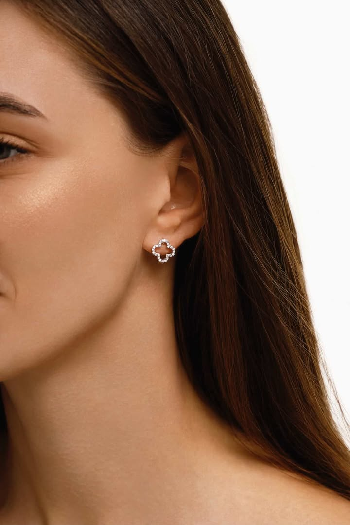 Срібні сережки вишукані, фото 1