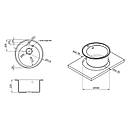 Кухонна мийка Kroner KRP Komposit SCH-510, фото 4