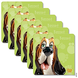 Набір підставок з пробки Arora Бассет (6 шт) 10,5х10,5 см