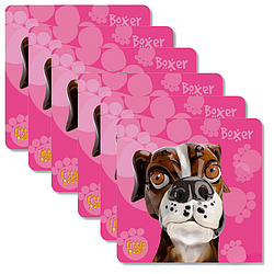 Набір підставок з пробки Arora Боксер (6 шт) 10,5х10,5 см