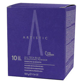 Освітлююча пудра до 10 тонів Artistic Hair All Tech Blue Bleaching 500 г (8050616014399)