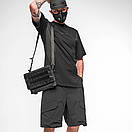 Чорна чоловіча сумка через плече SHERMAN месенджер для міста, фото 10