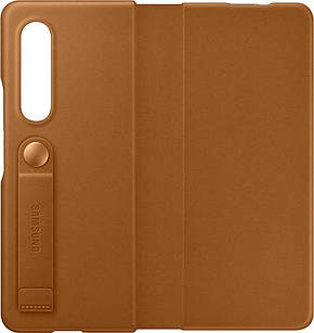 Чохол Samsung Leather Flip Cover Brown для Galaxy Z Fold 3 5G