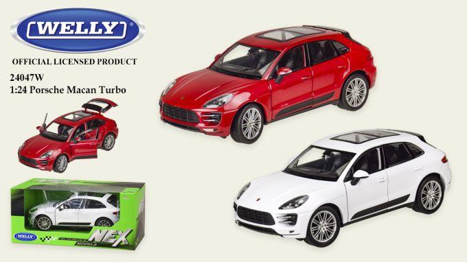 Машина мет. WELLY 24047W 1:24 PORSCHE MACAN TURBO, відкр.двері, багажник, 2 кольори, короб.23*11*10, фото 1