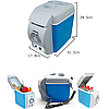 Портативний автохолодильник від прикурювача 12V Portable Fridge Freezer на 7.5 л, фото 6