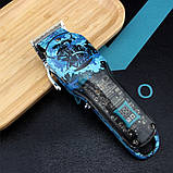 Набір для стрижки волосся і бороди з насадками 3в1 VGR V-645 Акумуляторна машинка з триммером та шейвером, фото 10