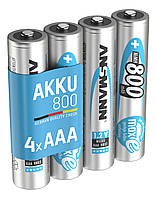 АКУМУЛЯТОР ANSMANN AAA 4 X 800 MAH NIMH 1.2V MAXE PREMIUM
