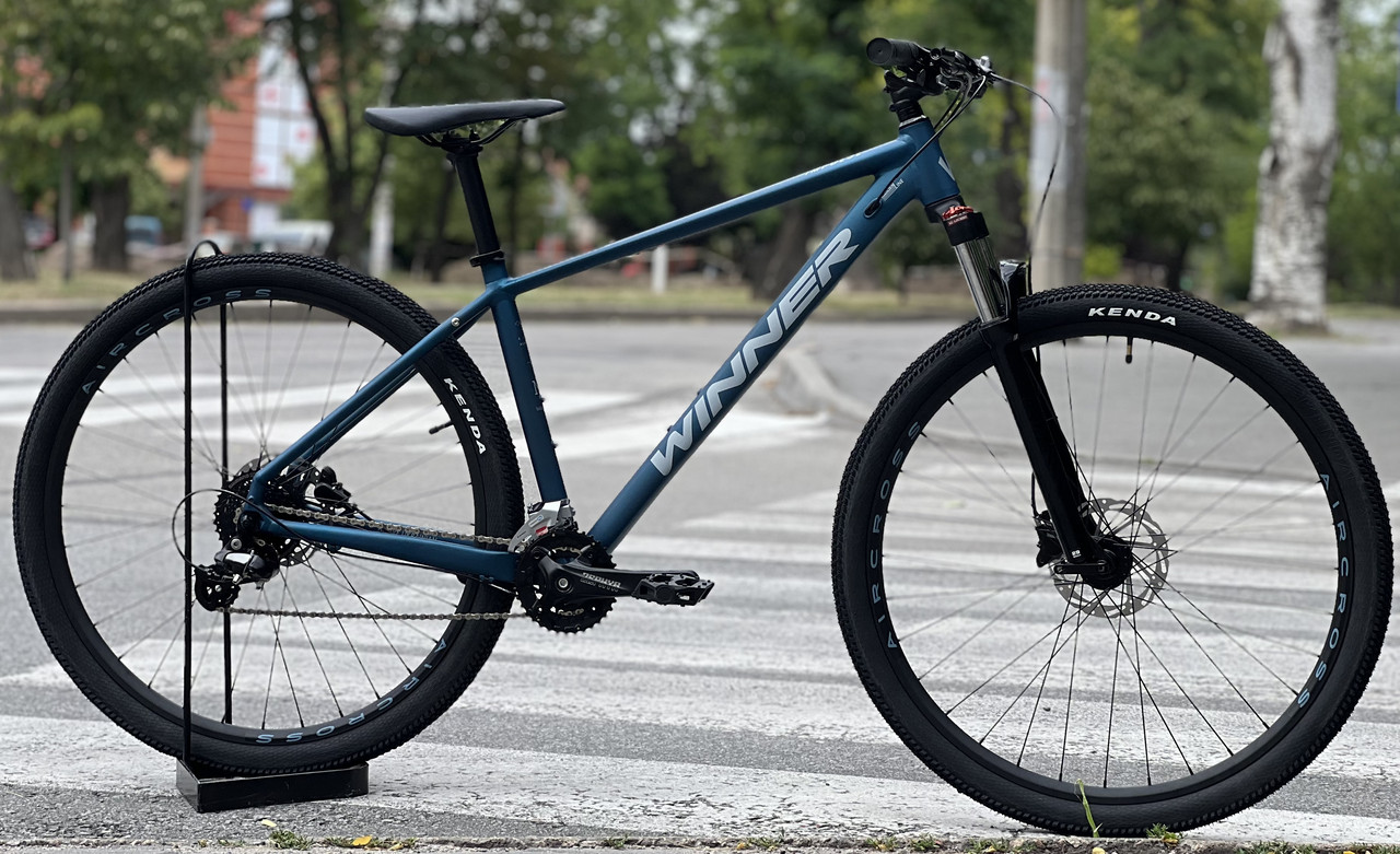 Велосипед гірський спортивний 29" WINNER IMPULSE синій на зріст 185-200 см, фото 1