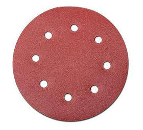 Шліфувальний диск на липучці P240 190 мм з 8 отворами для шліфмашини