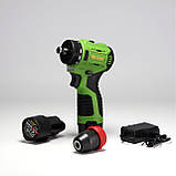 Безщітковий шуруповерт Procraft PA12Pro DFR (12В, 2Аг, 22Нм, 2 АКБ) зі змінним металевим патроном, фото 6