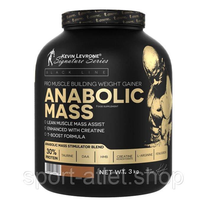 Гейнер Kevin Levrone Black Line Anabolic Mass, 3 кг - Bounty, фото 1