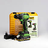 Безщітковий шуруповерт Procraft PA18Pro (20В, 1.5Ач, 30Нм, 1 АКБ) Акумуляторний шуруповерт Прокрафт, фото 9