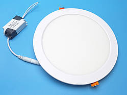 Світлодіодний світильник стельовий врізний круглий 18W 4100K