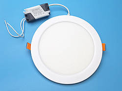Світлодіодний світильник стельовий врізний круглий 12W 4100K