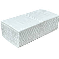 Паперові серветки до столу Sharm 33х33 двохшарові 200шт Білий