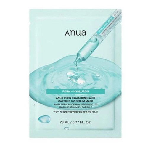 Anua PDRN Hyaluronic Acid Capsule 100 Serum Mask Тканинна маска з гіалуроновою кислотою і PDRN, 1 шт