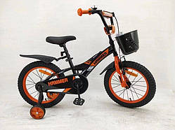 Дитячий велосипед з додатковими колесами Hammer H1621 16 дюймів від 4 до 7 років
