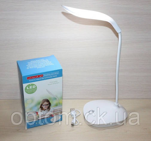Лампа LED настільна 30 см Акумулятор, фото 1