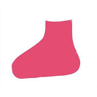 Силоконові водонепроникні вуличні бахіли для захисту взуття від бруду та вологи (L - 40-46) Pink