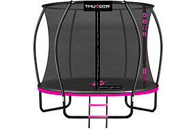 Батут THUNDER INSIDE ULTRA з внутрішньою сіткою 8 футів 244 см чорно-рожевий INSIDE-ULTRA-8FT-PINK