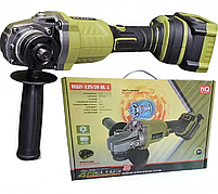 Кутова безщіткова шліфувальна машина акумуляторна ELTOS МШУ-125/20BL-1 з 1 АКБ 20 В / 4,0 Ач і зарядним, фото 9