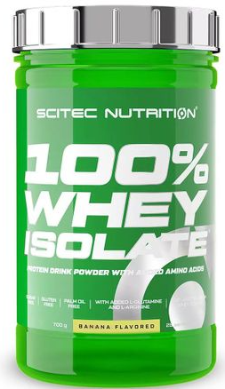 Сироватковий протеїн ізолят  Scitec Nutrition 100% Whey Protein Isolate 700 г банан