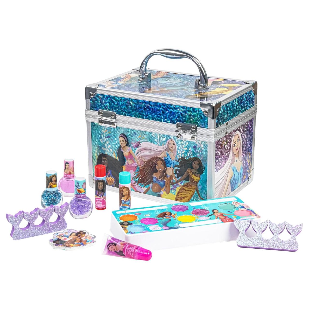 Набір косметики для дівчат в кейсі Русалонька Little Mermaid Train Case Beauty Set TownleyGirl