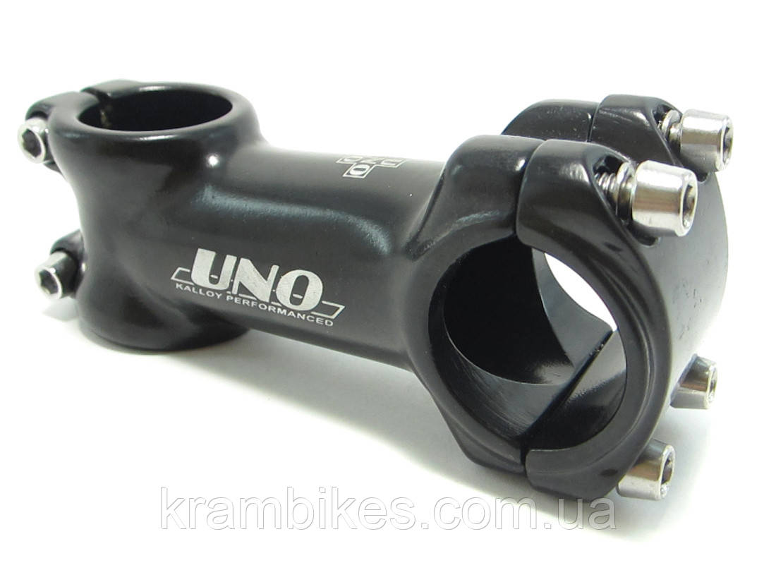 Винос керма UNO  AS-601 1 1/8"-31.8 мм 90 мм 7° Чорний