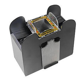 Шафл машинка на 6 колод. Машинка для перемішування карток. Автоматична машинка для тасування карт