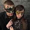 Карнавальна маска для маскараду та балу, маска чоловіча та жіноча МА-039, фото 3